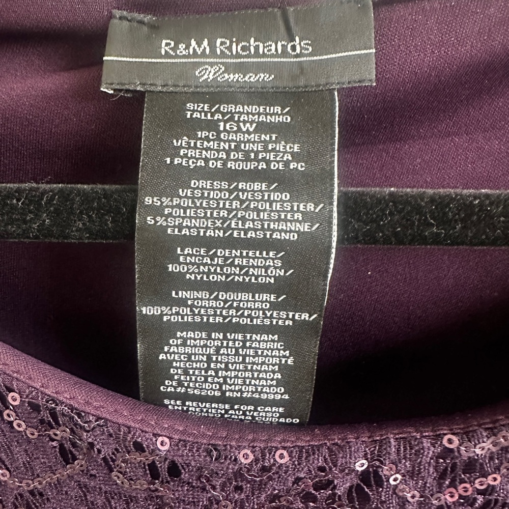R&M Richard’s evening dress, knee length.